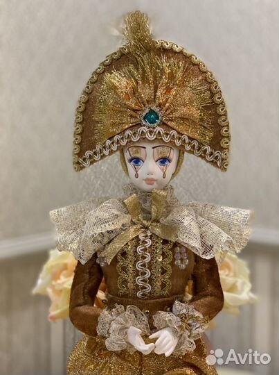 Кукла Щелкунчик фарфор ручная роспись