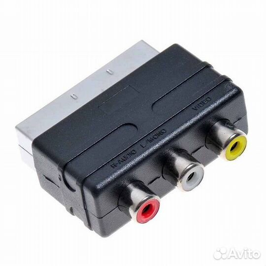 Переходник 3RCA-scart