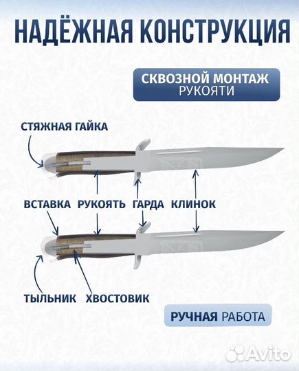 Нож Финка-1 новый