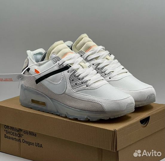 Кроссовки мужские Nike Air Max 90 & Off-White