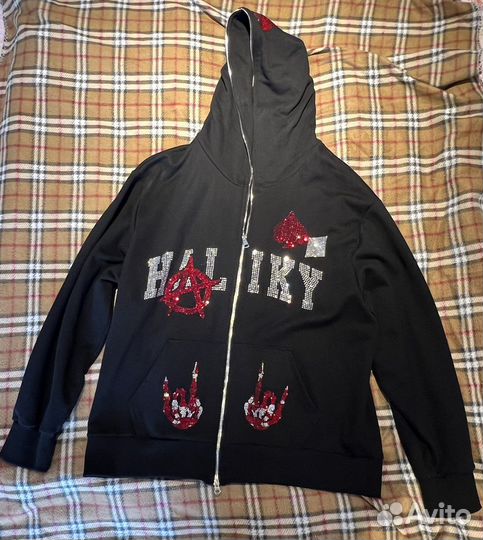 Zip hoodie haliky SCR размер L
