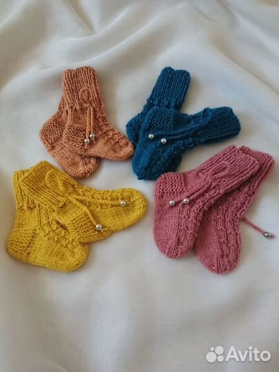 Носочки вязанные