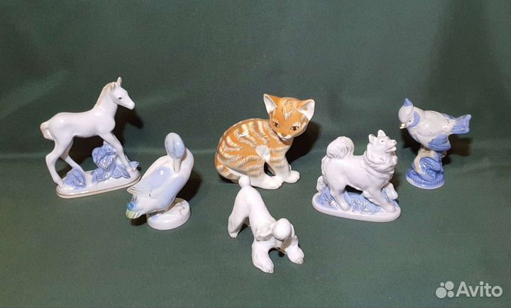 Фарфоровые статуэтки. Лфз, Гжель