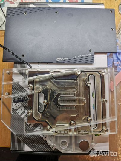 Водоблок видеокарты Gigabyte RTX 3070 Aorus Master