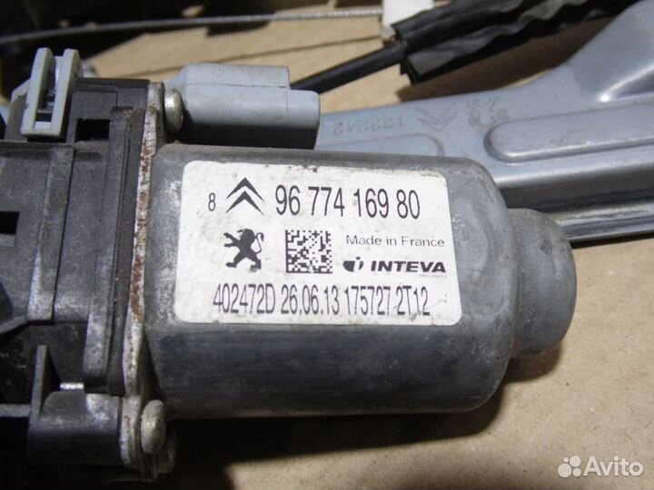 Стеклоподъемник передний левый Пежо 301