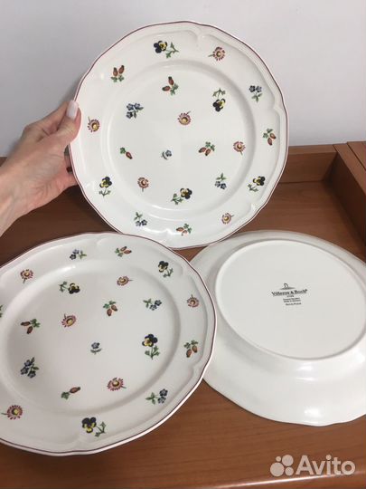 Villeroy boch petite fleur тарелки салатник