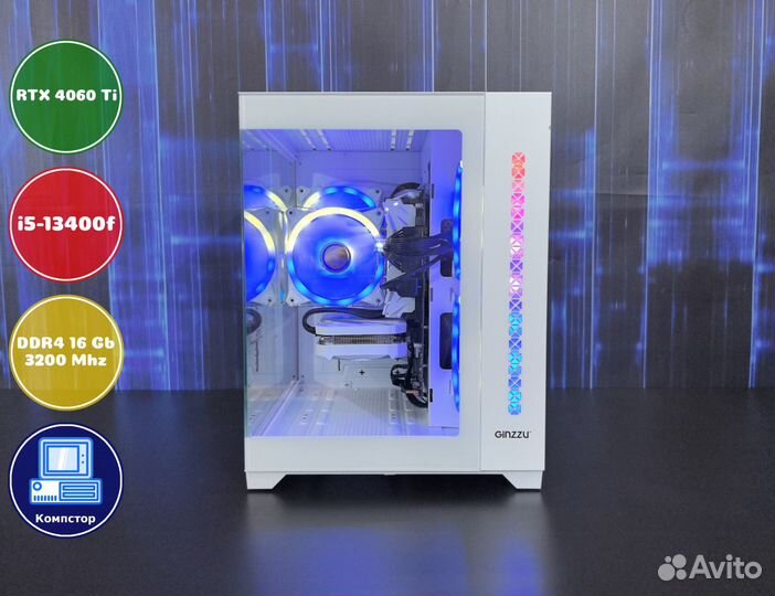 Мощный пк i5-RTX4060Ti-16DDR4-WNX9587013264-B760