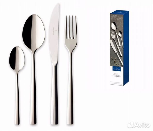 Villeroy boch Piemont столовые приборы 4 предмета