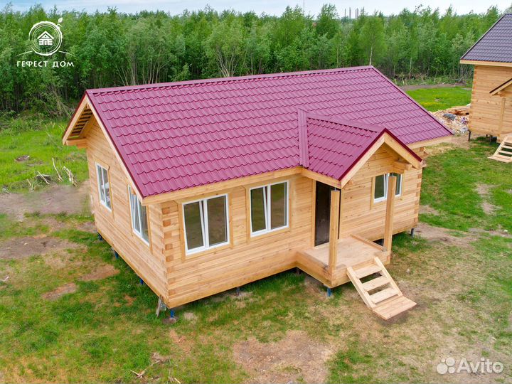 Дом из бруса 51м2