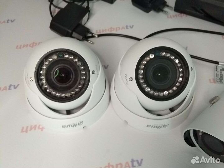 Комплект видеонаблюдения 8 камер Dahua улица IP67
