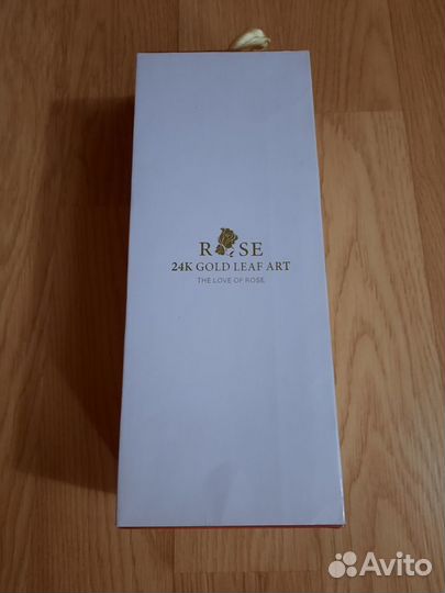 Rose 24K Gold Leaf Art