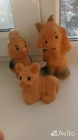 Резиновые игрушки СССР