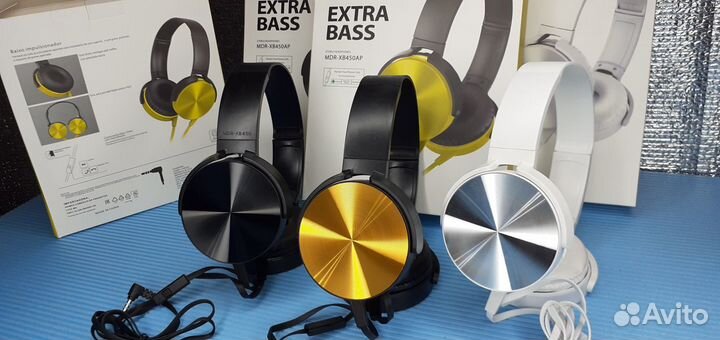 Проводные наушники Extra Bass Vinyl records