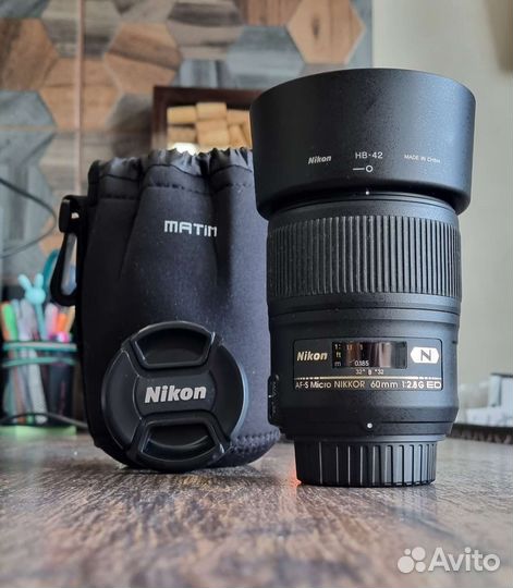 Объектив Nikon Micro Nikkor 60mm f/2.8G ED