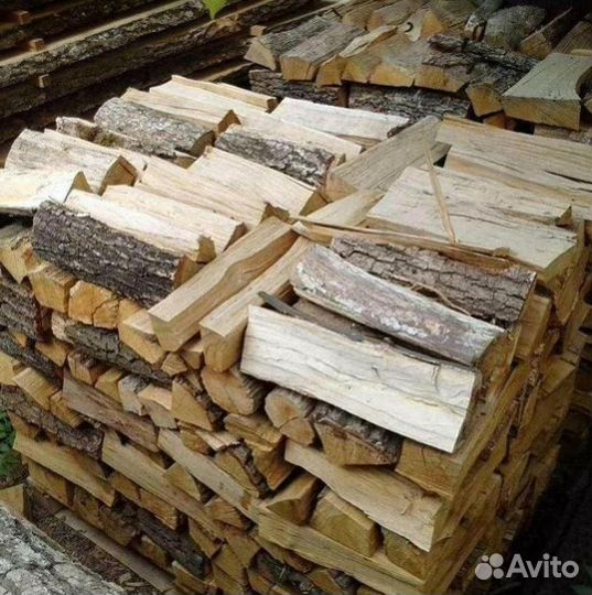 Дрова колотые хвойные