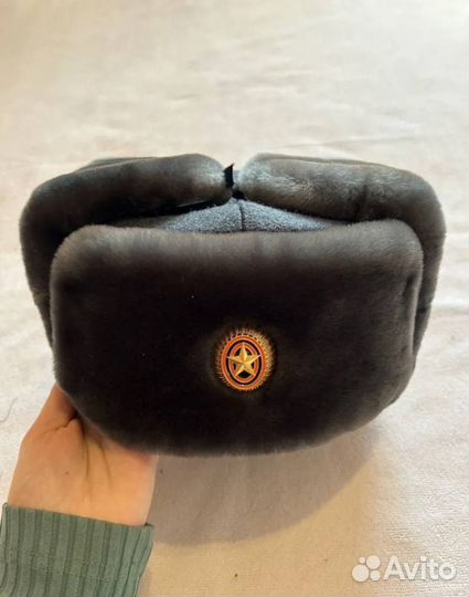 Шапка ушанка военная