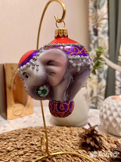 Елочные игрушки Ариель Слоник