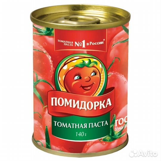Опт - Томатная паста Помидорка 140г