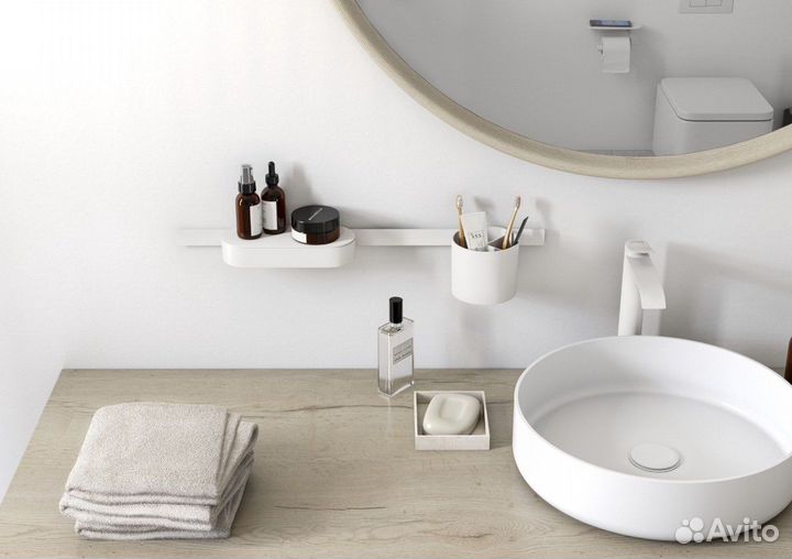 Аксессуары Hansgrohe WallStoris white 4в1