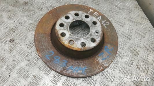 Диск тормозной задний volkswagen passat B7 (TEA12L