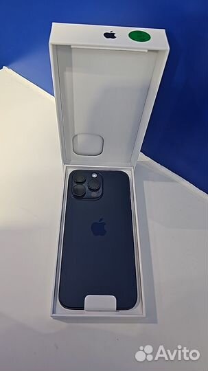 iPhone 15 pro max 256 blue titanium
