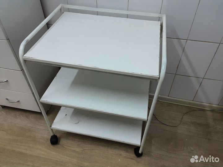 Столик медицинский Белый Инструментал Забор крови