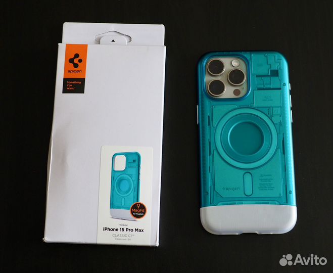 Чехол spigen c1 magsafe для iPhone 15 pro max