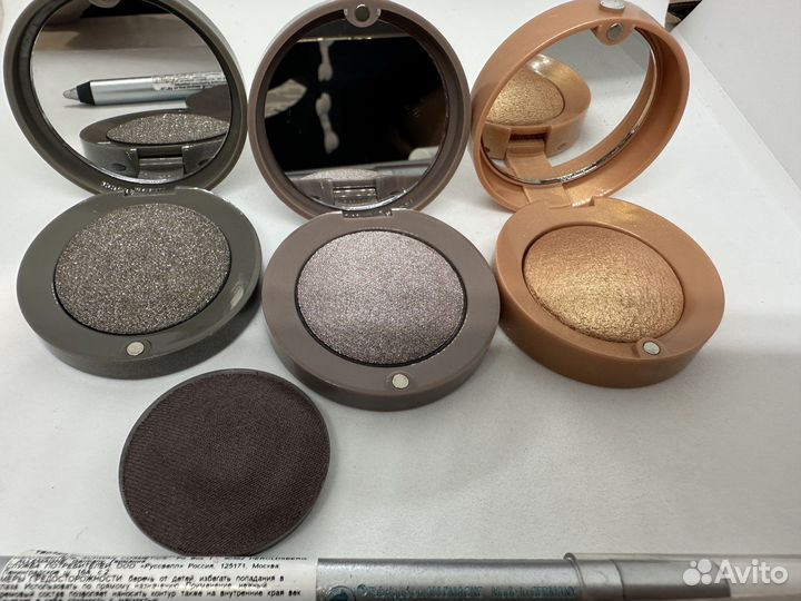 Тени для век и карандаши