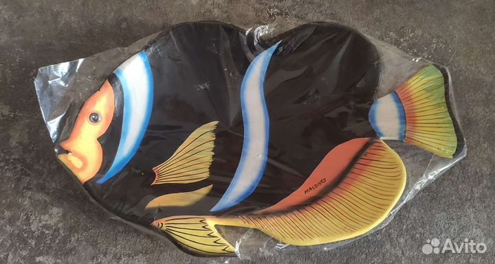 Блюдо из дерева, декоративное. Мальдивы