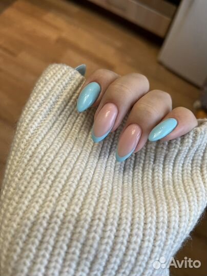 Маникюр шеллак наращивание с выездом на дом