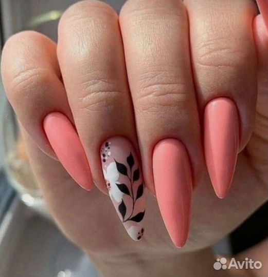 Наращивание ногтей френч