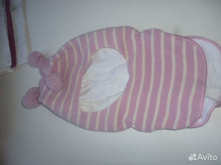 Шапка-шлем для девочки