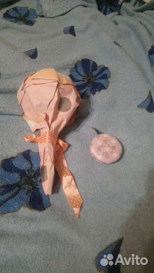 Букет из мыла, тюльпаны с карманным зеркалом