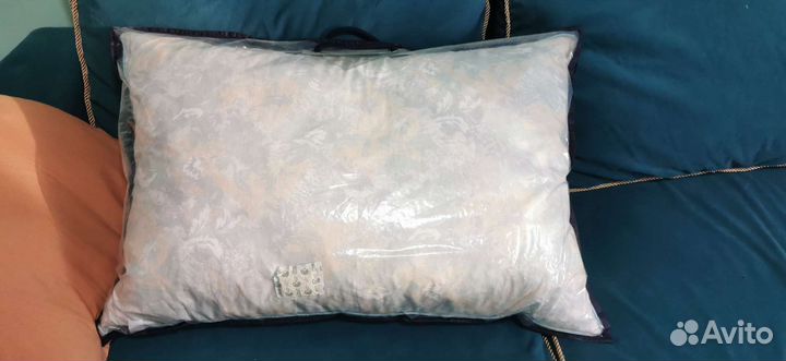 Новая подушка- пух/ перо новая
