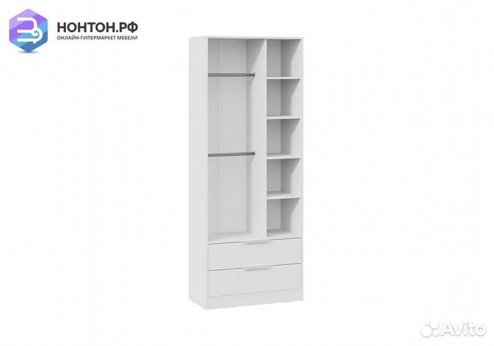 Шкаф 2х-створчатый Марли белый