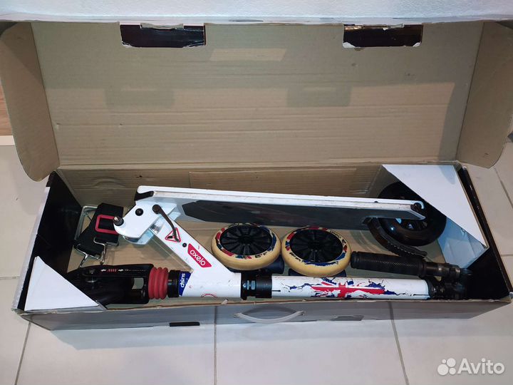 Самокат детский (5-8 лет) складной Oxelo MID3. Б/у