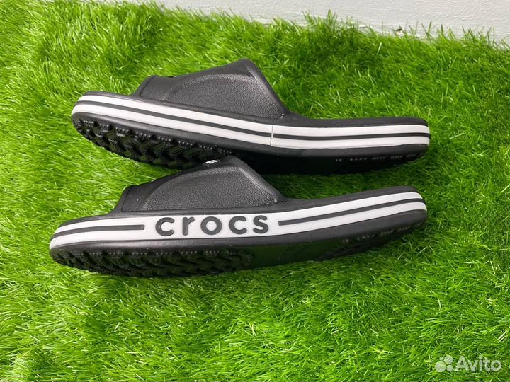 Шлепки crocs черные