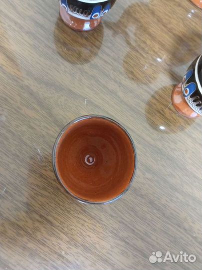 Глиняный кувшин и 5стопок из СССР