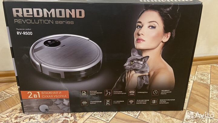 Робот пылесос redmond rv r500