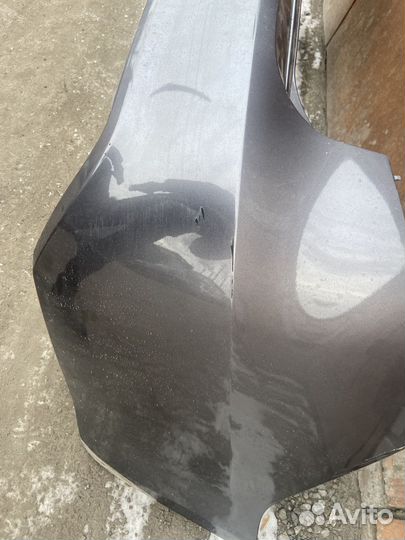 Оригинальный задний бампер на Kia rio 3