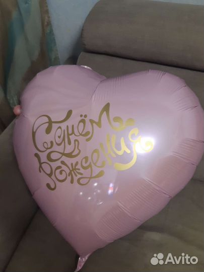 Воздушный шар в виде сердца