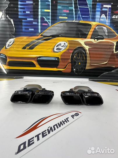 Насадка глушителя Mercedes C 63 AMG W205 C205 Black