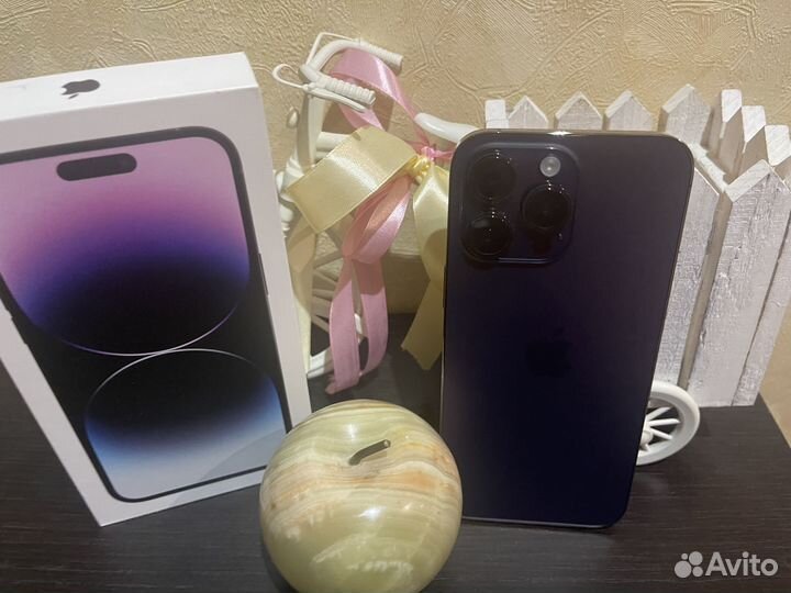 iPhone 14 pro MAX Deep Purple Идеал Ростест 128 гб