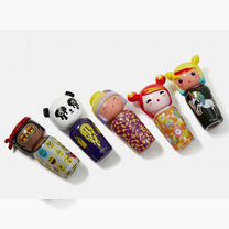 Kokeshi set of miniatures