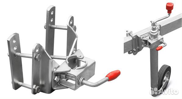 Хомут опорного колеса прицепа лодочного мзса сери