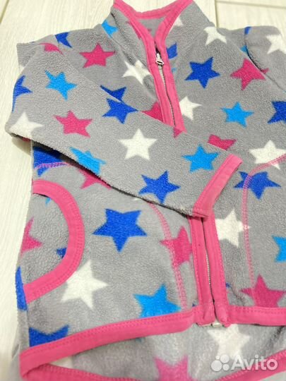 Флисовая кофта для девочки 98
