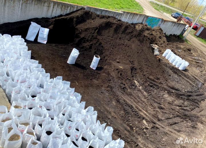 Перегной коровий навоз