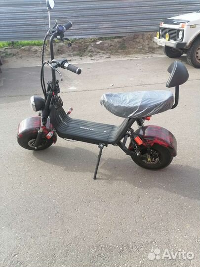 Электроскутер citycoco mini pro c3+