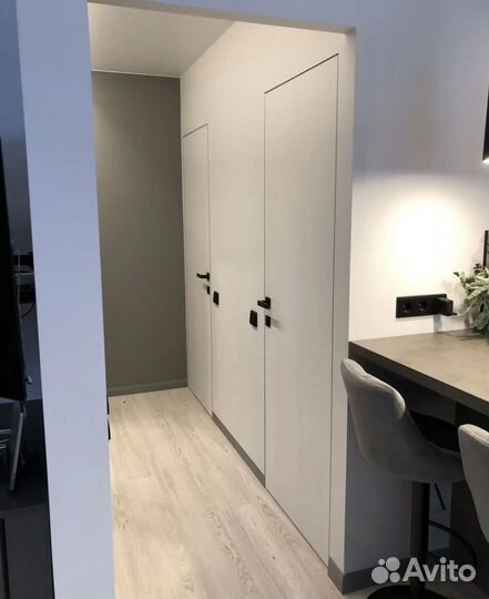 Скрытые межкомнатные двери под покраску