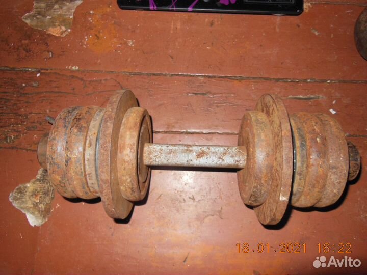 Гантель разборная 17, 5 кг